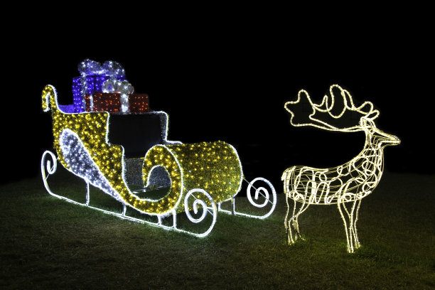 圣诞老人的雪橇图片下载