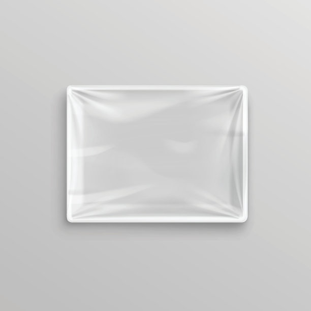 白色透明空一次性塑料食品容器包装设计图片下载