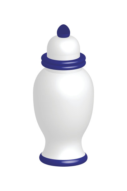 空花瓶的插图，矢量孤立在白色的背景图片下载