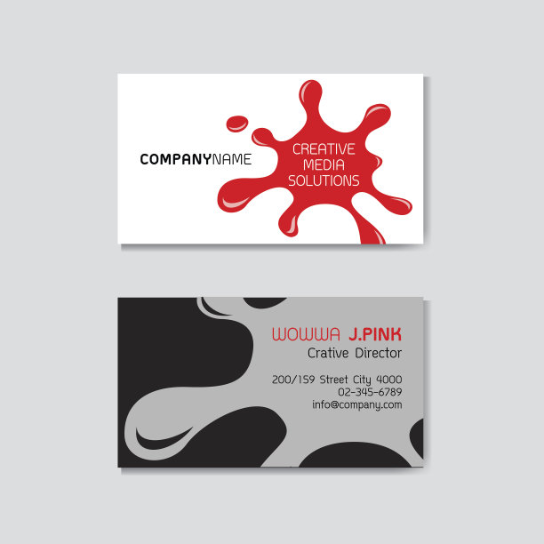 名片抽象背景。图片下载