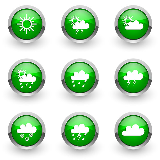 天气预报图标套装图片下载