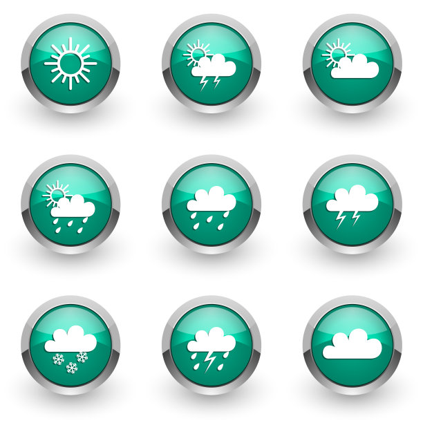 天气预报图标套装图片下载