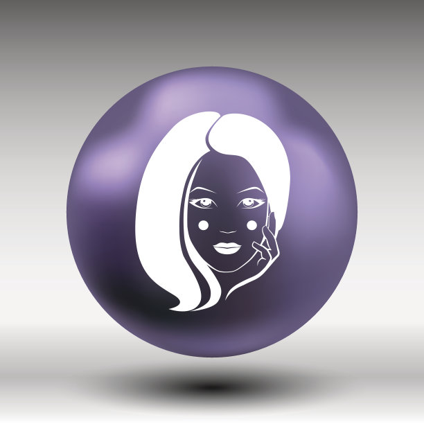 女人脸时尚女孩美插画向量图片下载