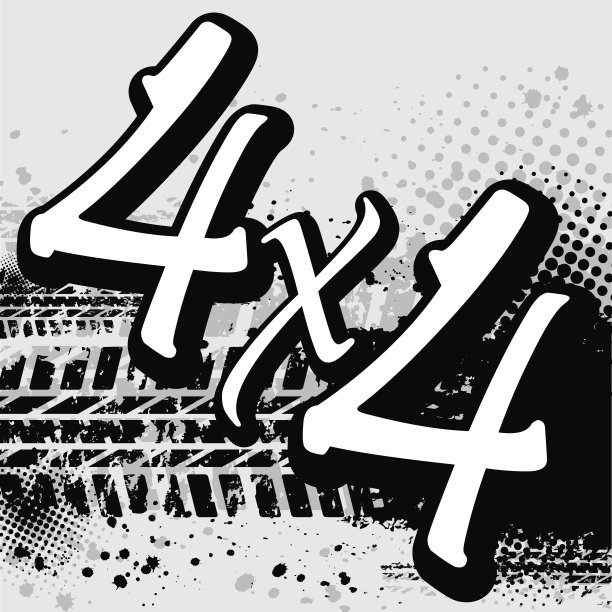 轮胎履带4x4背景图片下载