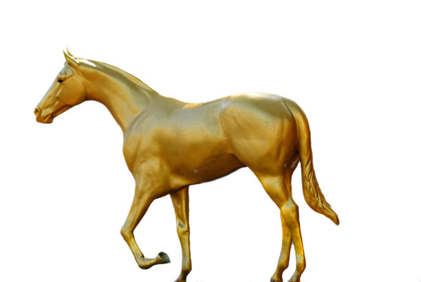 金色的马图片下载
