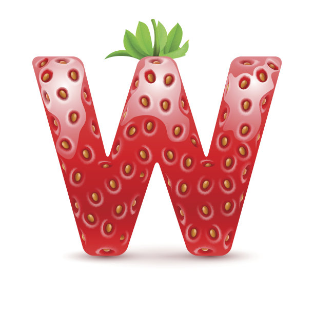 美味的字母图片下载