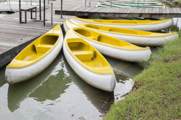 公园里出租的船图片下载