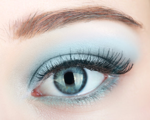 绿色美丽的女人的眼睛图片下载