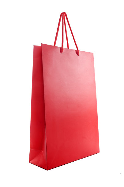 红色的购物袋图片下载