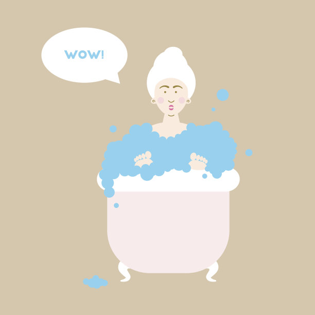 女孩在洗澡图片下载