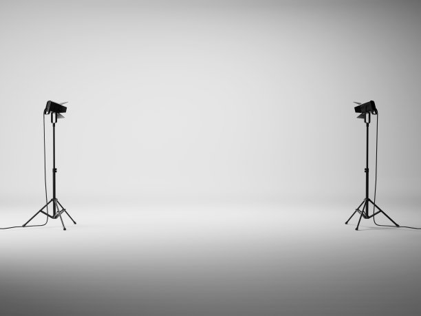 白色灯光工作室图片下载