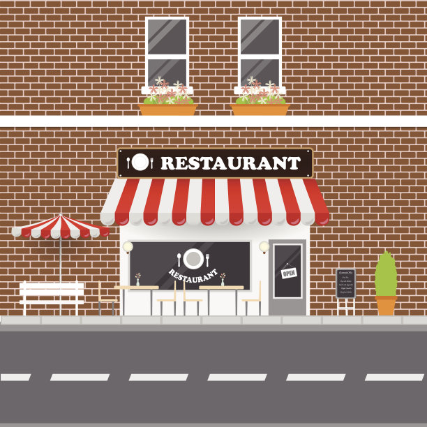 餐馆的外观图片下载