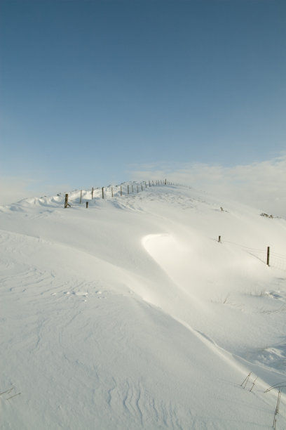 冬季的峰区大山脊图片下载