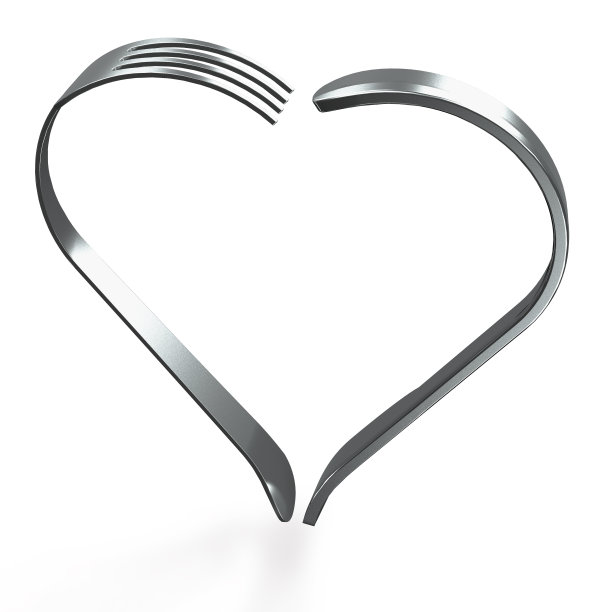 刀叉心隔离图片下载