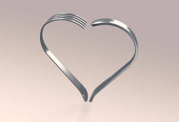 刀叉心图片下载