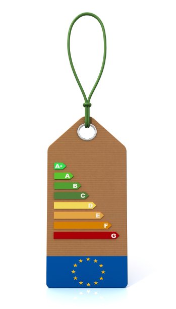 欧洲能源硬纸板标签图片下载