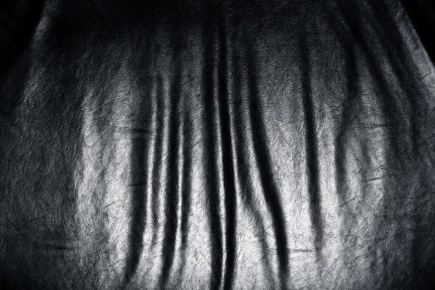 黑色皮革折叠。图片下载