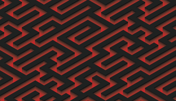 迷宫，黑色的迷宫，没有尽头图片下载