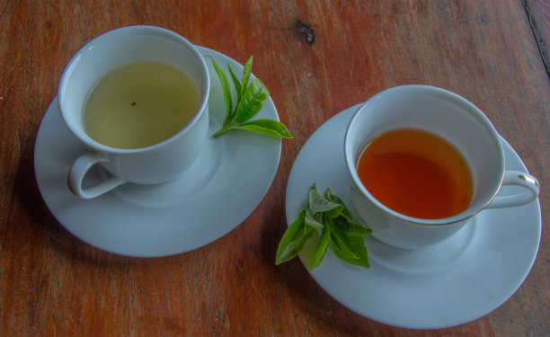 红茶和绿茶图片下载