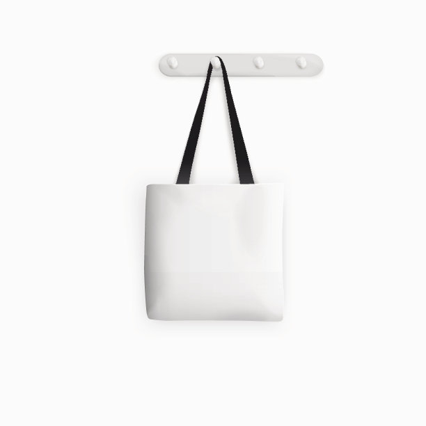 空白白色手提袋的背景图片下载
