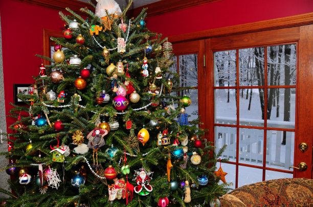 圣诞节的窗口图片下载