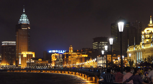 中国上海的新外滩图片下载