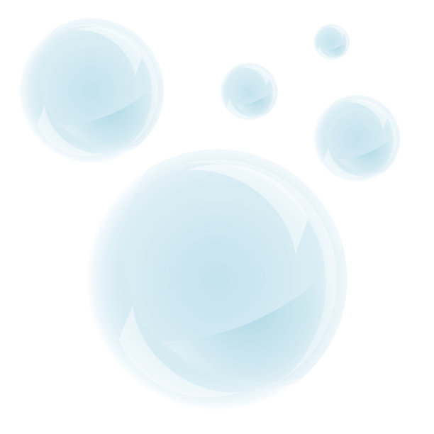 白色背景矢量上的气泡图片下载