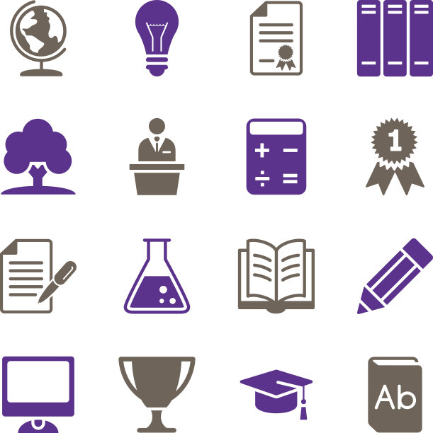 高等教育图标|颜色系列图片下载