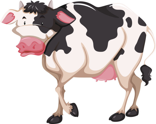 站在牛图片下载