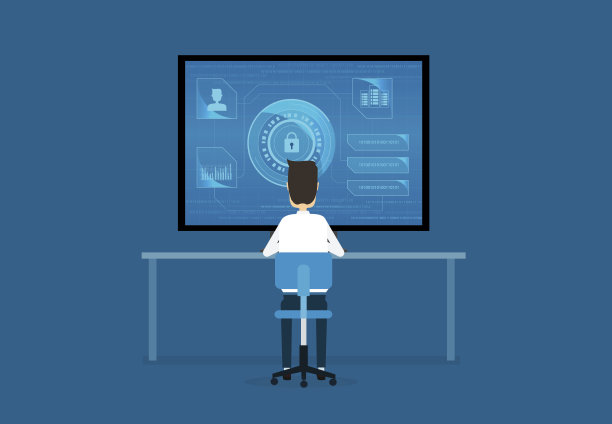 技术互联网网络安全设计理念和数据安全理念素材图片