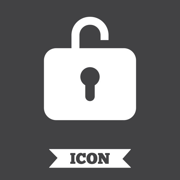 锁标志图标。登录的象征。图片下载