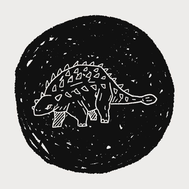 恐龙涂鸦图片下载