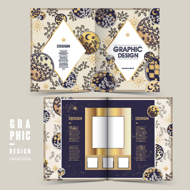 精致bi-fold小册子图片下载