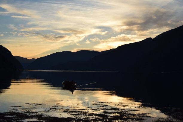 挪威的峡湾素材图片