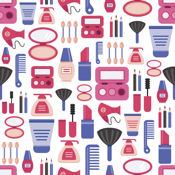 无缝模式与平面装饰图标图片下载