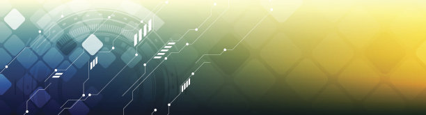 抽象科技概念网页banner素材图片