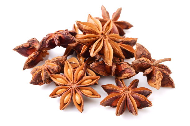 白色背景上的八角星图片下载