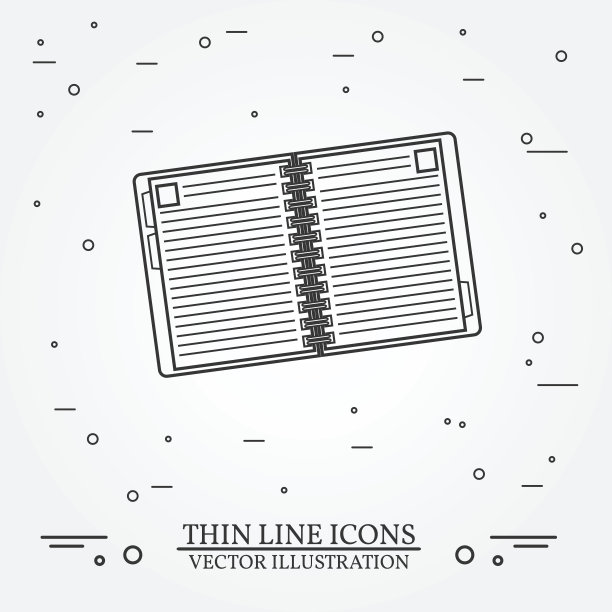 笔记本细线设计。图片下载