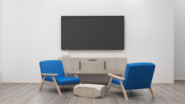 电视显示3d渲染图片下载