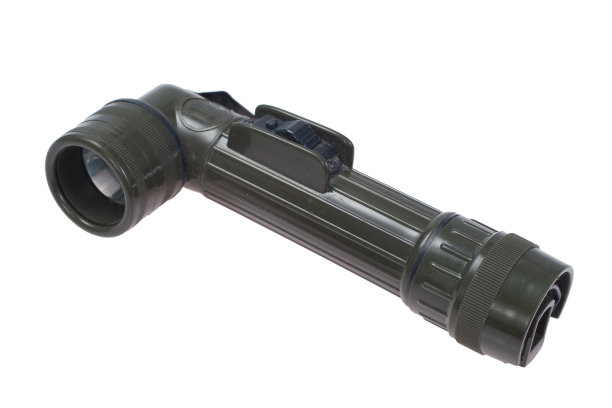 白色背景上的美军闪光灯图片下载