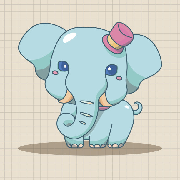 动物卡通主题元素图片下载