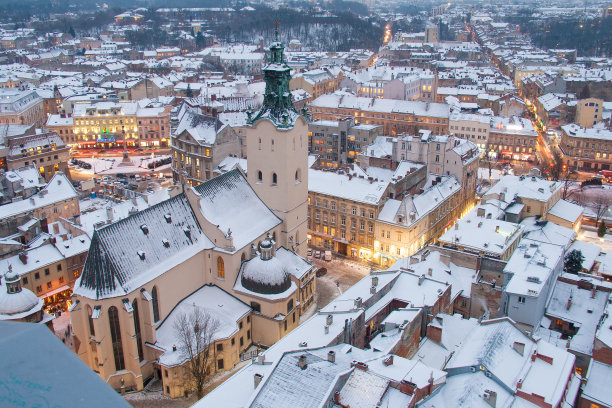 利沃夫的黄昏图片下载