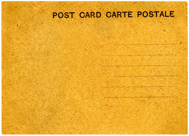 老式明信片。图片下载