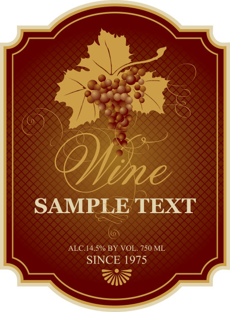 酒的标签图片下载