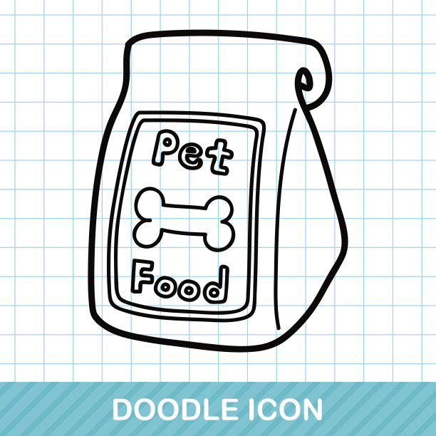 狗饲料涂鸦图片下载