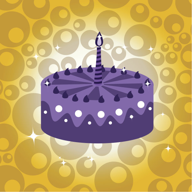 生日蛋糕和蜡烛图片下载