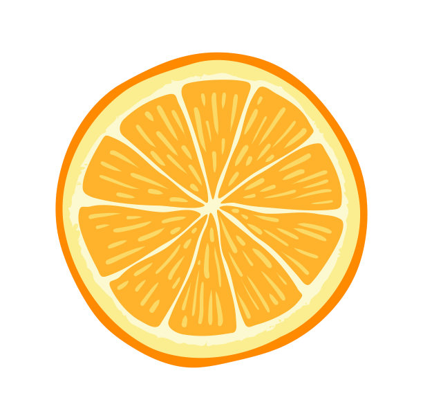 橙片纹理。图片下载