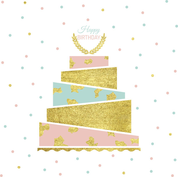 生日蛋糕卡图片下载