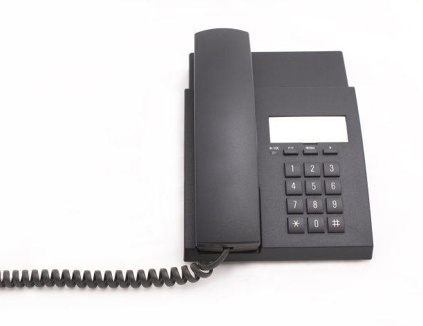 商务电话靠近白色图片下载