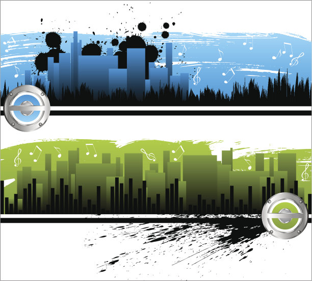 音乐的横幅图片下载